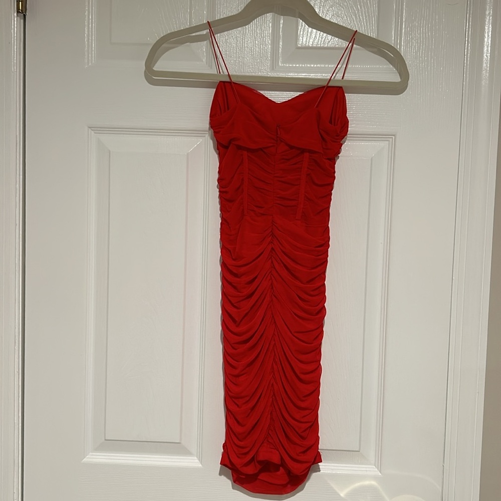 Superdown red dress in xxs - Picture 5 of 8